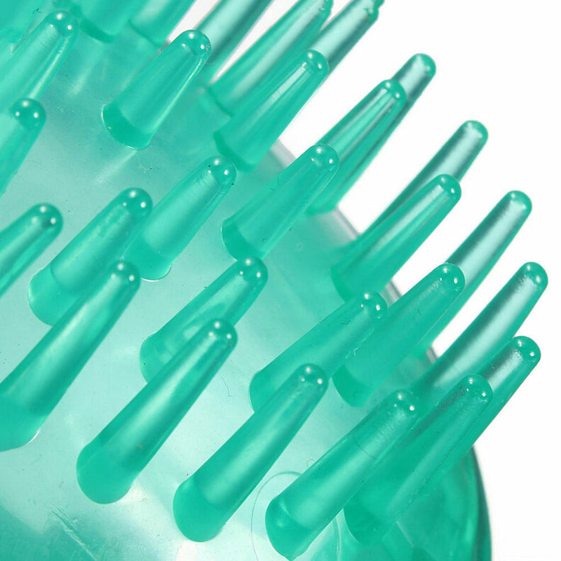 Silicone Shampoo Scalp Shower Body Washing Hair Massage Massager Brush Comb  Tw