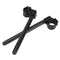 Pair 37mm Clip Ons Separable Handle Bars Forks Durable Aluminum Alloy Black