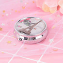 metal folding pill case medicine organizer pill box makeup storage containers 3C