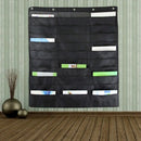 Heavy Duty Storage Pocket Chart with 30 Pockets,5 over Door Hangers Include