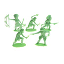 30pcs/lot Assorted  Men 5cm Soldiers Figures W/Accessories Sandbag Kits