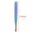 StainlessSteel Rainbow Eyebrow Trimmer False Eyelash Tweezers Clip Makeup ToolBX