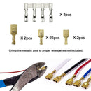 Universal DC 12V Car Marine 6-Way Relay+ 6-Slot Blade Fuse Holder Box Block