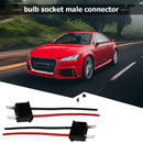1Pair Universal H7 Bulb Socket Male Adapter Connector for Car Headlight Fog Lamp