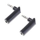 2pc3.5 jack Right Angle Female 3.5mm Jack Connector L Jack Adapter Connector  JR