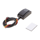 12V 200mA Automotive Plastic Push Button Mini Switch Light Lamp Control