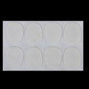 8pcs Alto/Tenor Saxophone Sax Mouthpiece Patches Pads Cushions 0.8mm---tran E6W2