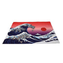 150*130cm Tapestry Home Decorative Polyester Animal and World Map Pattern B X5R6