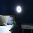 Dimmable 5500K LED Camera Ring Fill Light Photo Phone Video Selfie Annular Lamp