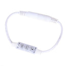 Mini 3 Key Dimmer Controller Adapter For Single Color 3528 5050 LED Strip Lig BX