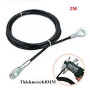 2 Pieces Fitness DIY Pulley Cable Machine Triceps Back Forearm Hand Workout