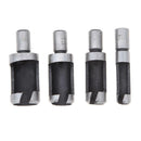 4pcs Plug Cutter Drill Bit Set Power Tools 6 10 13 16mm Wood Plug Cutter