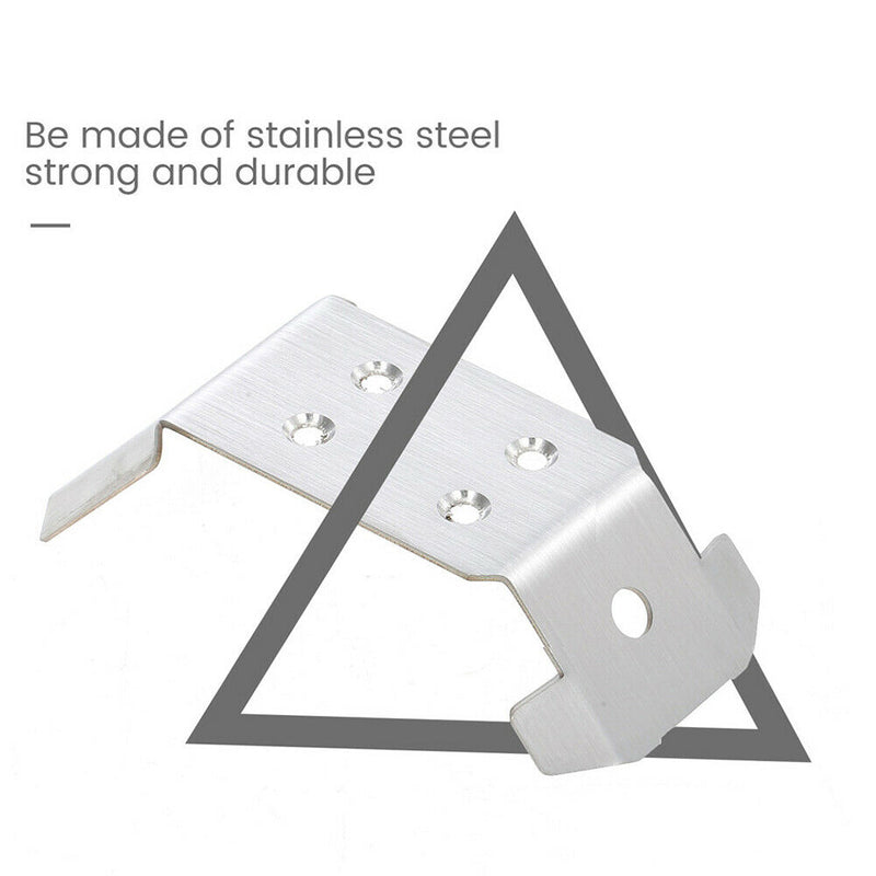 Stainless Steel Chassis Armor Set Axle Protector Plate for 1/10 RC Traxxas