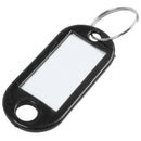 Keychain / Luggage Tag with Label Window, Kit of 6