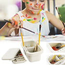 3Pcs Multi-Function Wash Pen with Palette Gouache Watercolor Acrylic Paint
