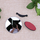 Car Styling 1pc Clear Car Rear View Mirror 360 Rotating Safety Wide Angle