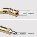 360 Degree Rotation Pivoting Coupler for Pressure Washer Nozzle 1/4'' Quick New