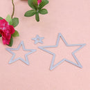 3pcs Stars Cutting Die Stencil Embossing Scrapbook Craft Frame Paper Card