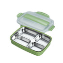 Food Box Stainless Steel Bento Lunch Box Set green R5T8