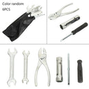 6pcs For Motorcycle Universal Fit Portable Repair Tool Kit Practical Mechanic