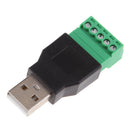 Replacement USB Type A Male To 5 Pin Screw Connector