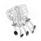 Hairpin Women Tassel Hollow Hair Clip Beads Dangle Hair Pins Crystal NEW H7