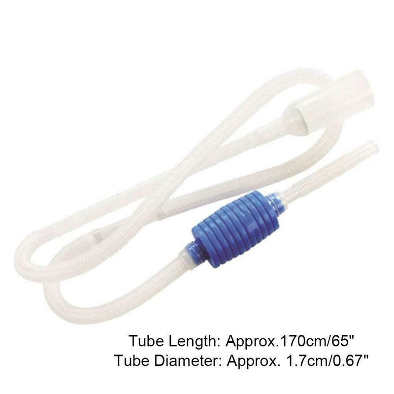 Siphon Cleaner Fish Tank Aquarium Gravel Clean Hand Pump Vacuum Syphon Kit New