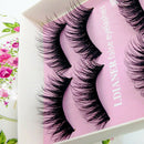 5Pairs False Eyelashes Natural Black Eye Lashes Extension Pro Makeup Long Curl