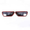 2Pcs Carbon Fiber ABS Interior Door Handle Bowl Cover Trim for BMW 3 4 Seri P7U1