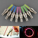 8Pcs Colors Bike Bicycle Cycling Wheel Tyre  Cap Spoke Neon LED Light