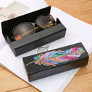 DIY Diamond Painting Leather Sunglasses Storage Box Portable Glasses Case