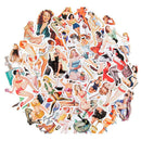50Pcs Sexy Retro Poster Girls Stickers Suitcase Laptop Guitar Car Stick 3C