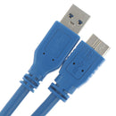 1M High Speed USB 3.0 A Male AM to Micro B USB 3.0 Micro B Male CablOZ