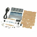 4-digit DIY Digital LED Clock Kit Auto Display Time/Temperature Electronic Clock