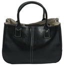 Fashion Woman Ladies Class PU Leather Satchels Tote Purse Bag Handbag - Bla