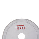 5pcs 4.5''/110mm Rim 0.01'' Super Thin Diamond Lapidary Saw Blade Cutting Dis FT