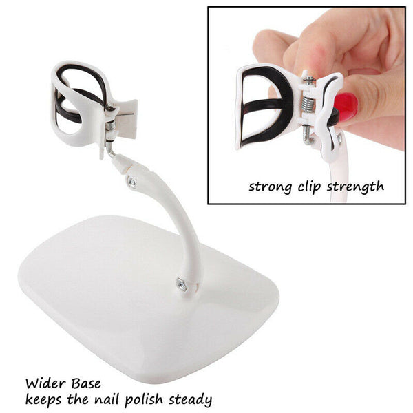 Adjustable Nail Polish Bottle Display Stand Tilt Nail Varnish Clip Manicure K2B6