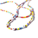 Boho Women Handmade DIY Beaded Letter Choker Necklace Charm Chain Jewelry GifFT