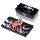 4 Way Blade Fuse Box Holder With LED Warning Lights fit for Boat Marine Caravan