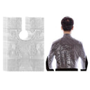 100x PE Disposable Hair Cutting Cape Salon Gown Stylist Barber Capes Gowns
