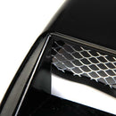 Sport Racing Front Air Flow Hood Scoop Vent Bonnet Cover Universal - Black
