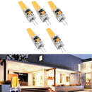 5 Pcs G4 3W Dimmable COB LED Light Bulb AC/DC 12V Crystal Silicone Lamp 38MM