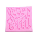 Music Notes Shape Silicone Mold For Fondant Cake Mold, Bakware Tools, Soap  ME