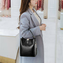 Retro Alligator Bucket Bags Women Crocodile Pattern Handbag Capacity Casual
