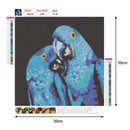 5D DIY Full Drill Diamond Painting Exaggerated Cross Stitch (Parrot08)
