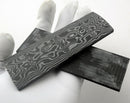 1 Pair Damascus Pattern Micarta Non-slip Patches Handle Scales DIY Material