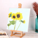 Tabletop Easel Wooden H-Frame Pine Wood Artist Art Craft Adjustable Display