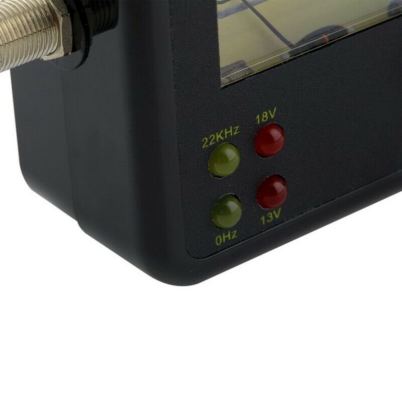 Plastic Black Mini Digital Lcd Display Satellite Signal Finder Meter Tester R4A9