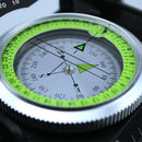 Sighting Compass for Hiking,Metal Army Waterproof High Accuracy Lensatic Compass