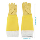 Beekeeping Gloves Goatskin Bee Keeping With Vented Beekeeper Long Sleeves P2F4